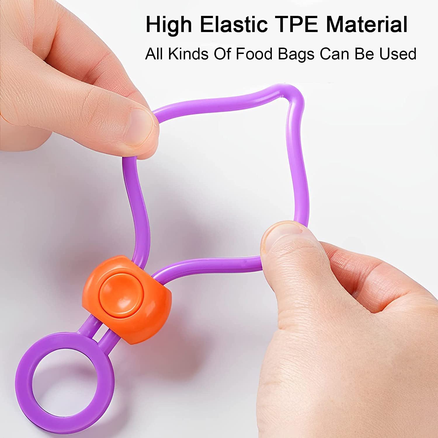 Food Bag Sealing Clips - Multi-Purpose Reusable Organizers for Kitchen & Home (1pc)