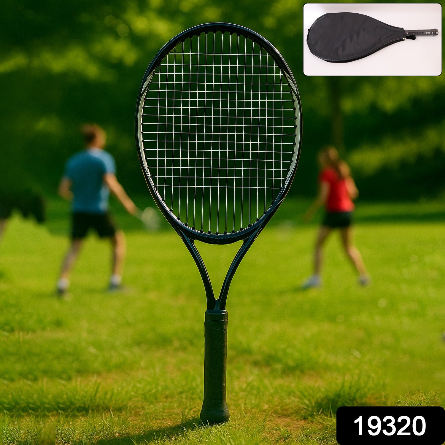 Lightweight Tennis Racket with Full Cover