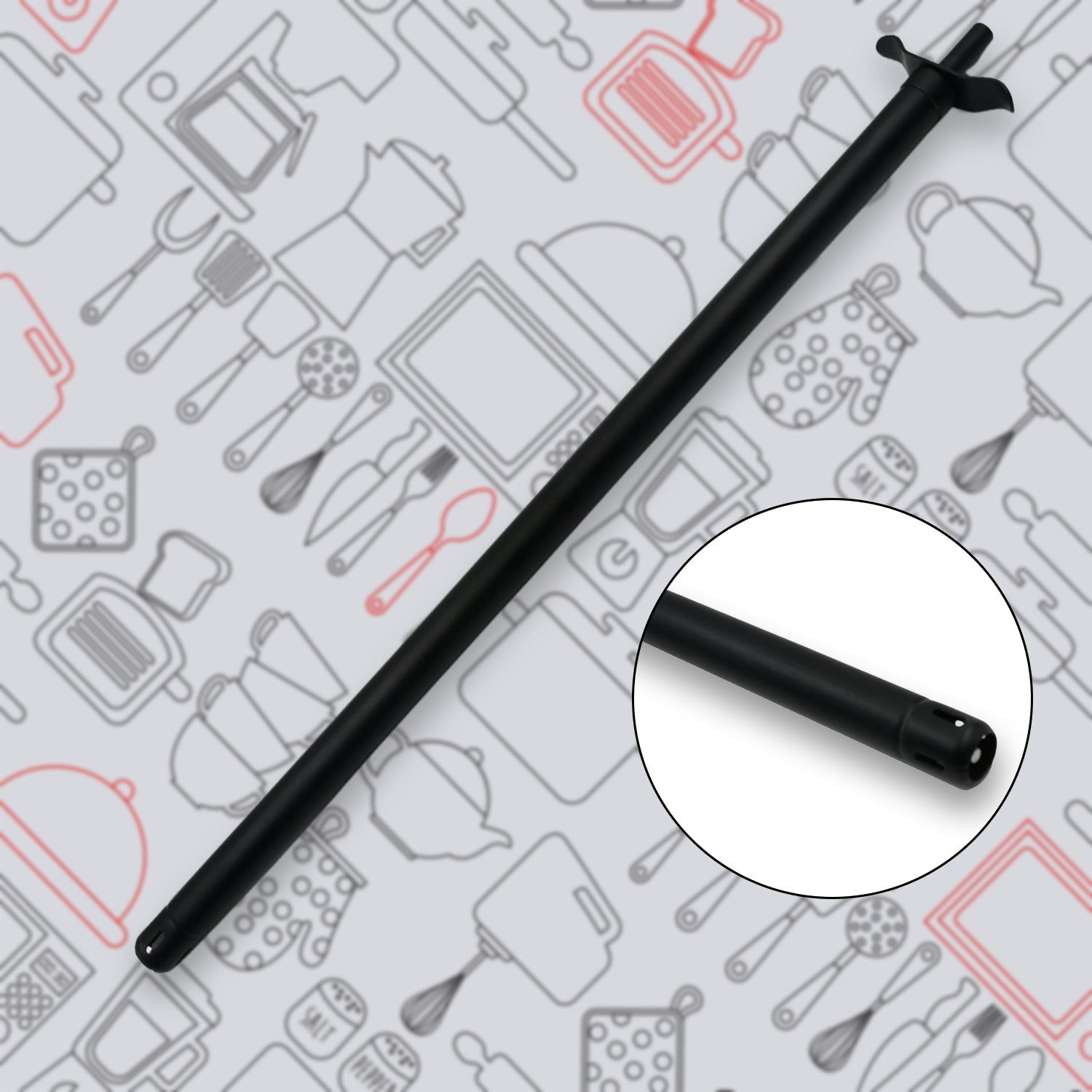 Big Stainless Steel Gas Lighter, Long Spark Unbreakable Lighter for Kitchen Stove (46 cm)