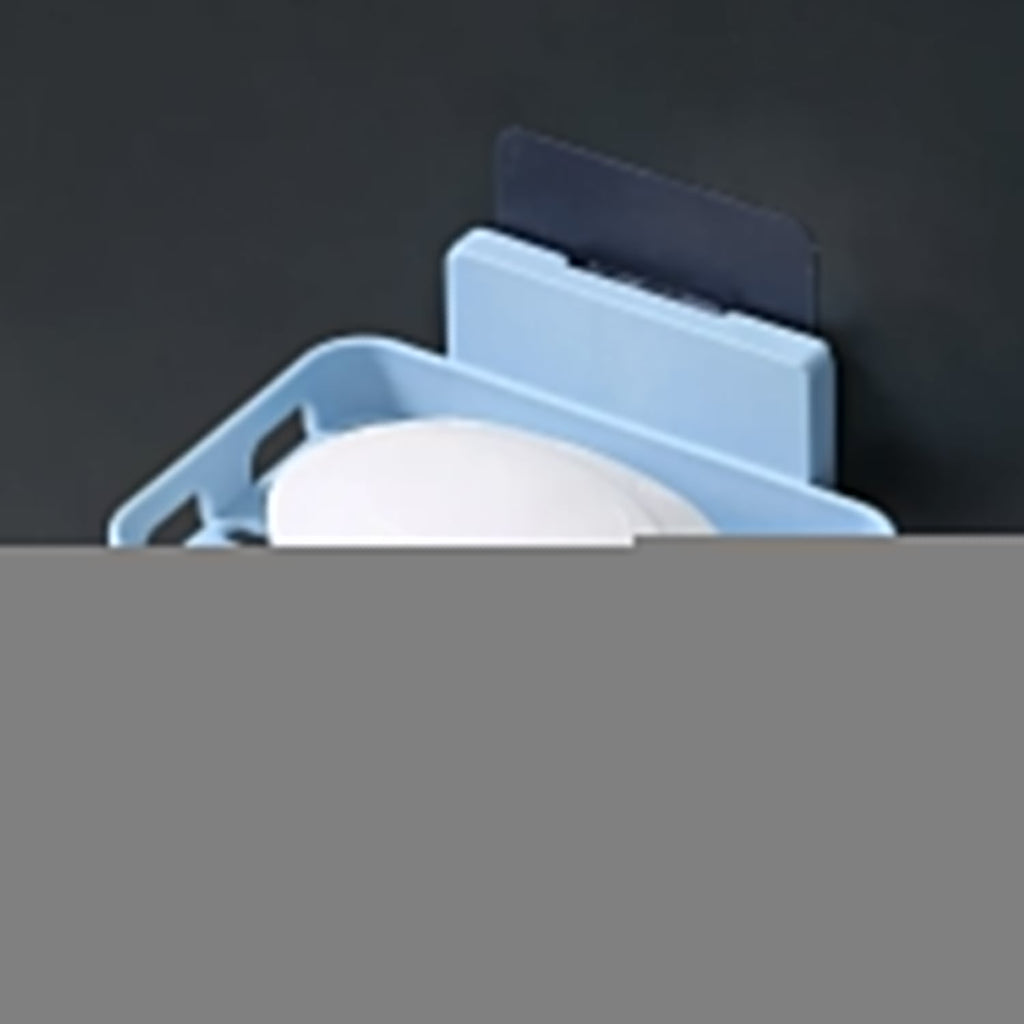 Bathroom & Kitchen Soap Holder: Self-Adhesive ,Sabudani (Plastic Box)