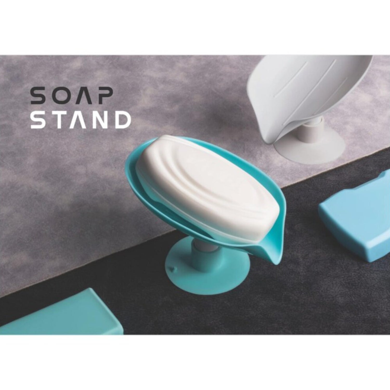Soap Holder Stand Self Draining Soap Dish Holder Soap Box ,Sabudani (1 Pc)