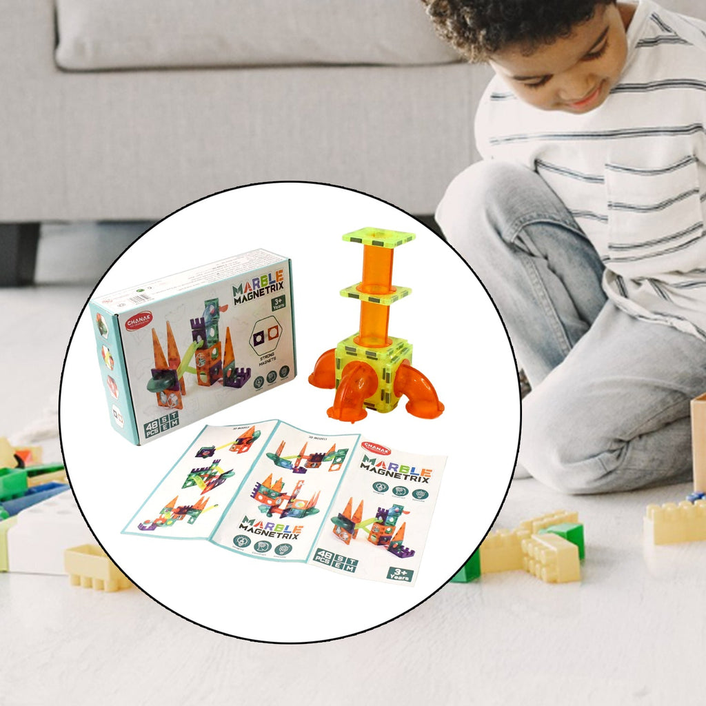 3D Magnetic Puzzle Track Toy