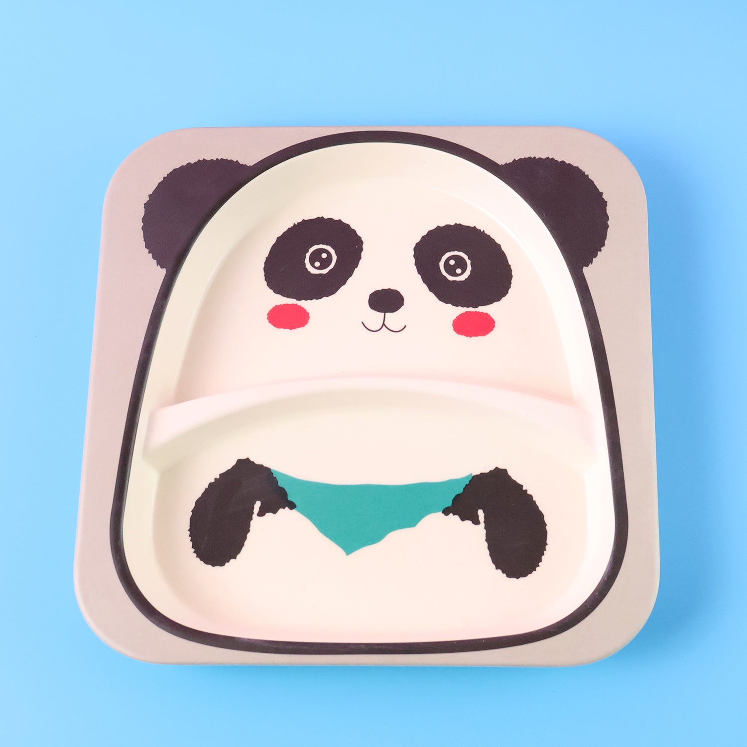 Eco-Friendly Panda-Themed Kids Dinnerware Set (5 Pc)