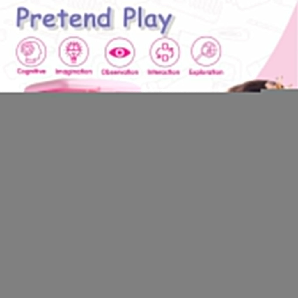 Big Beauty Set Suitcase On Wheel, The Ultimate Beauty Set On Wheels for Girls, Makeup Kit is Easy to Clean & Use, Portable Beauty Set with 25 Pieces for 3 Years BIS Approved. (Beauty Set Trolley)