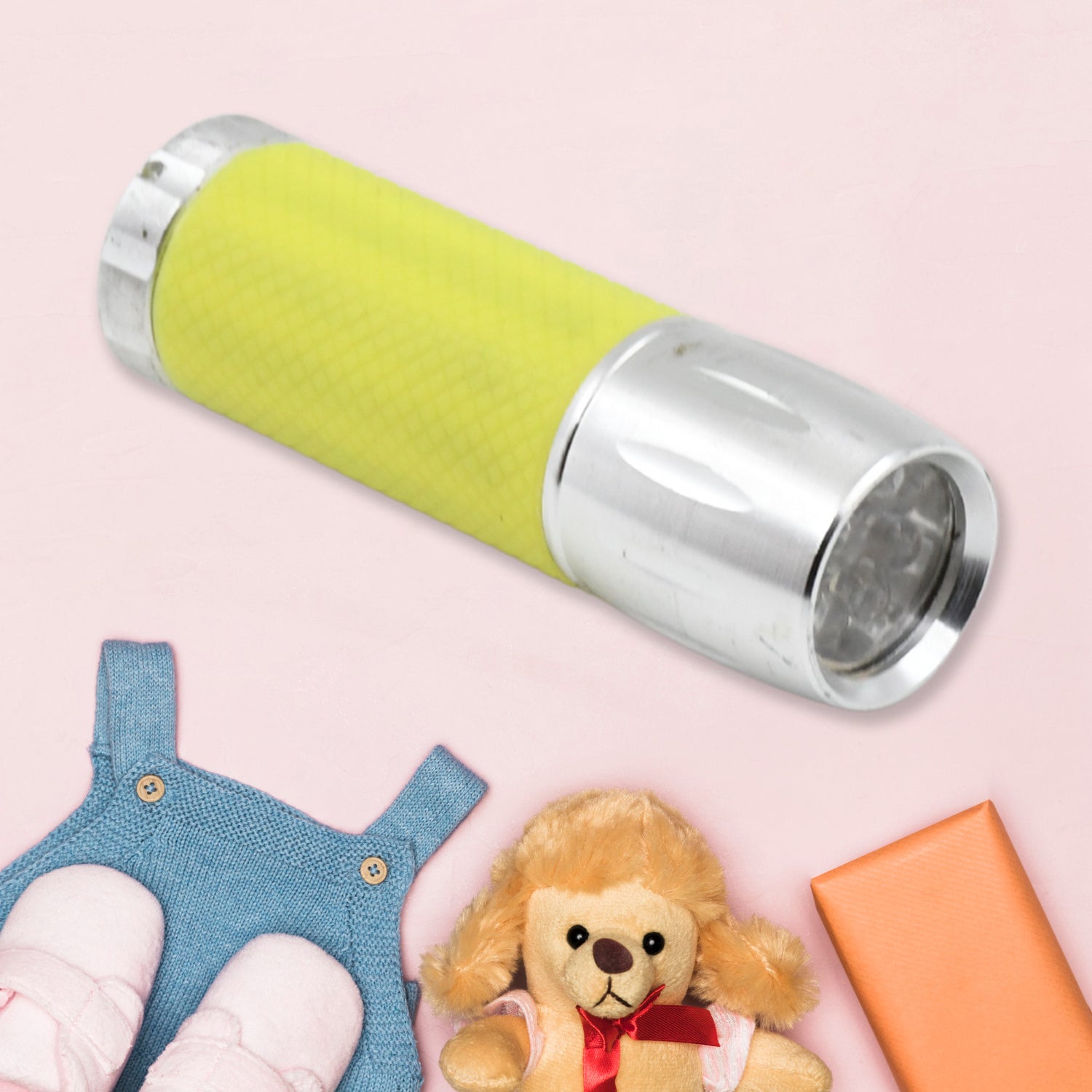Mini LED Flashlight Torch | Pocket Size | High Lumen | Battery Operated (Battery not included / 1 pc)