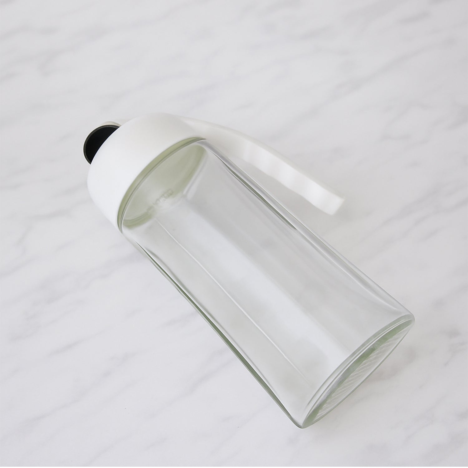 Kitchen Glass Oil Bottle Dispenser Automatic Opening Closing Home Bottles For Oil And Vinegar Honey Olive Oil Container (630ml)