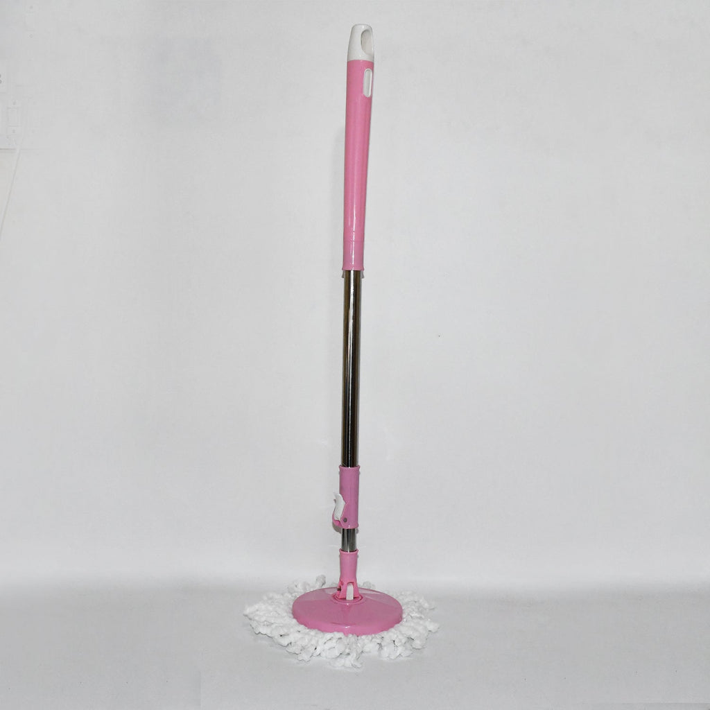 Home Cleaning Stainless Steel 360° Rotating Pole - Microfiber Mop with Adjustable Rod Stick Mix Color)