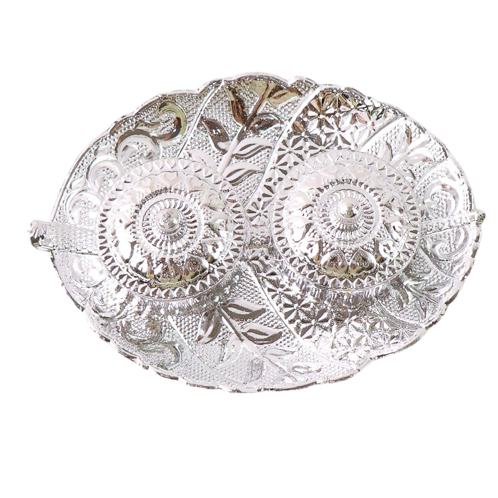 Leaf Shape Special Puja Thali (1 Pc / Mix Design)