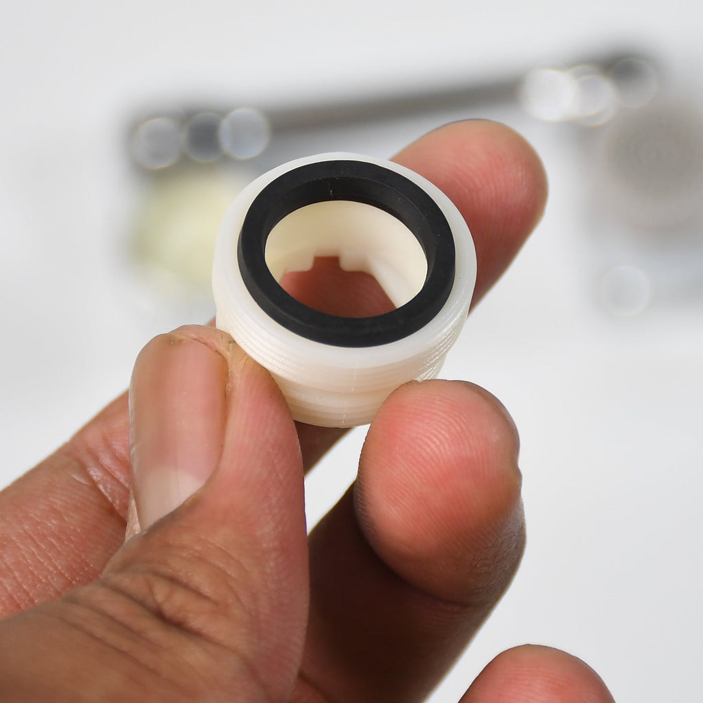 Splash Faucet Filter – 180° Rotating Sprayer, Double O-Ring, Movable Water-Saving Sink Aerator Extender (Loose)