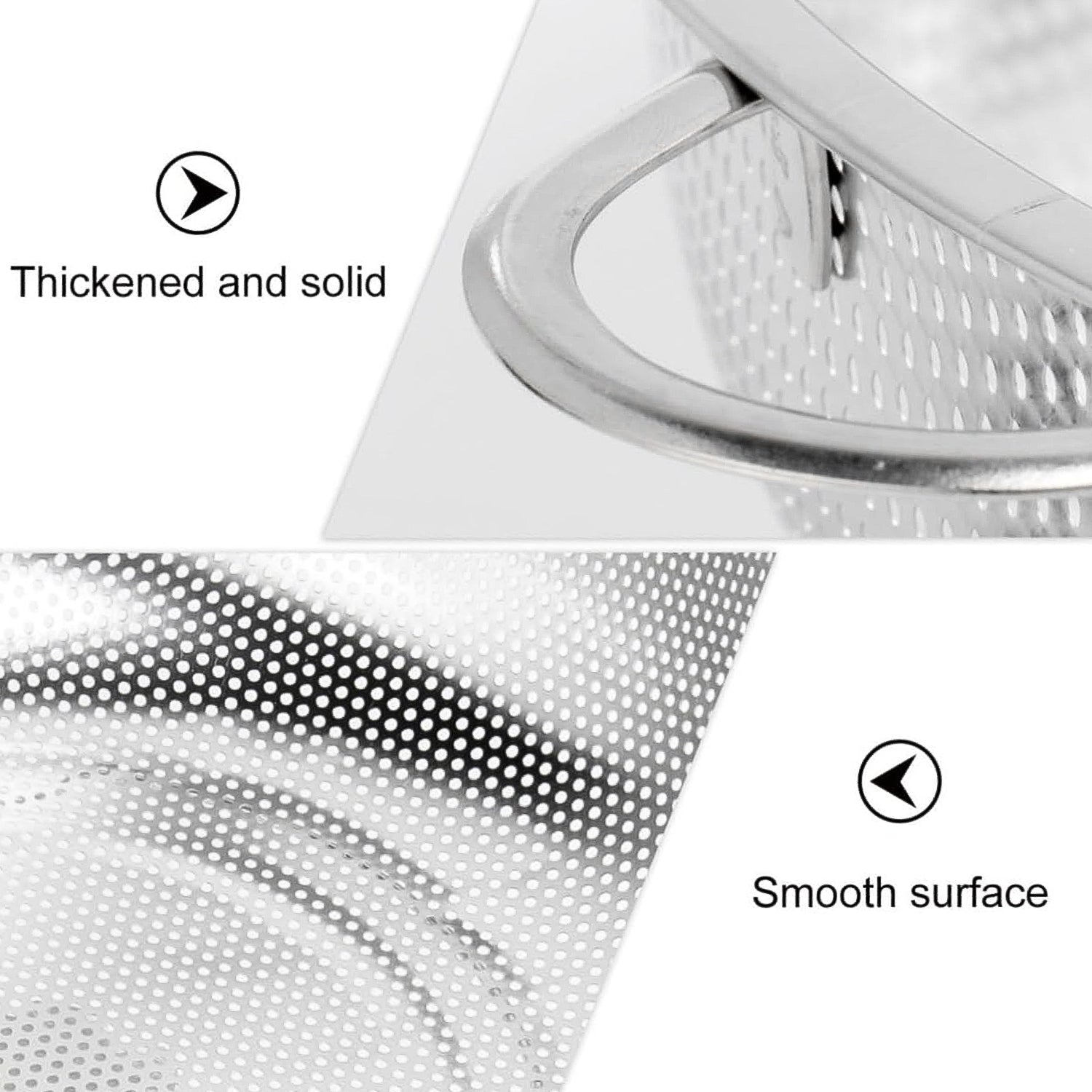 Stainless Steel Rice Vegetables Washing Bowl Strainer Collapsible Strainer.