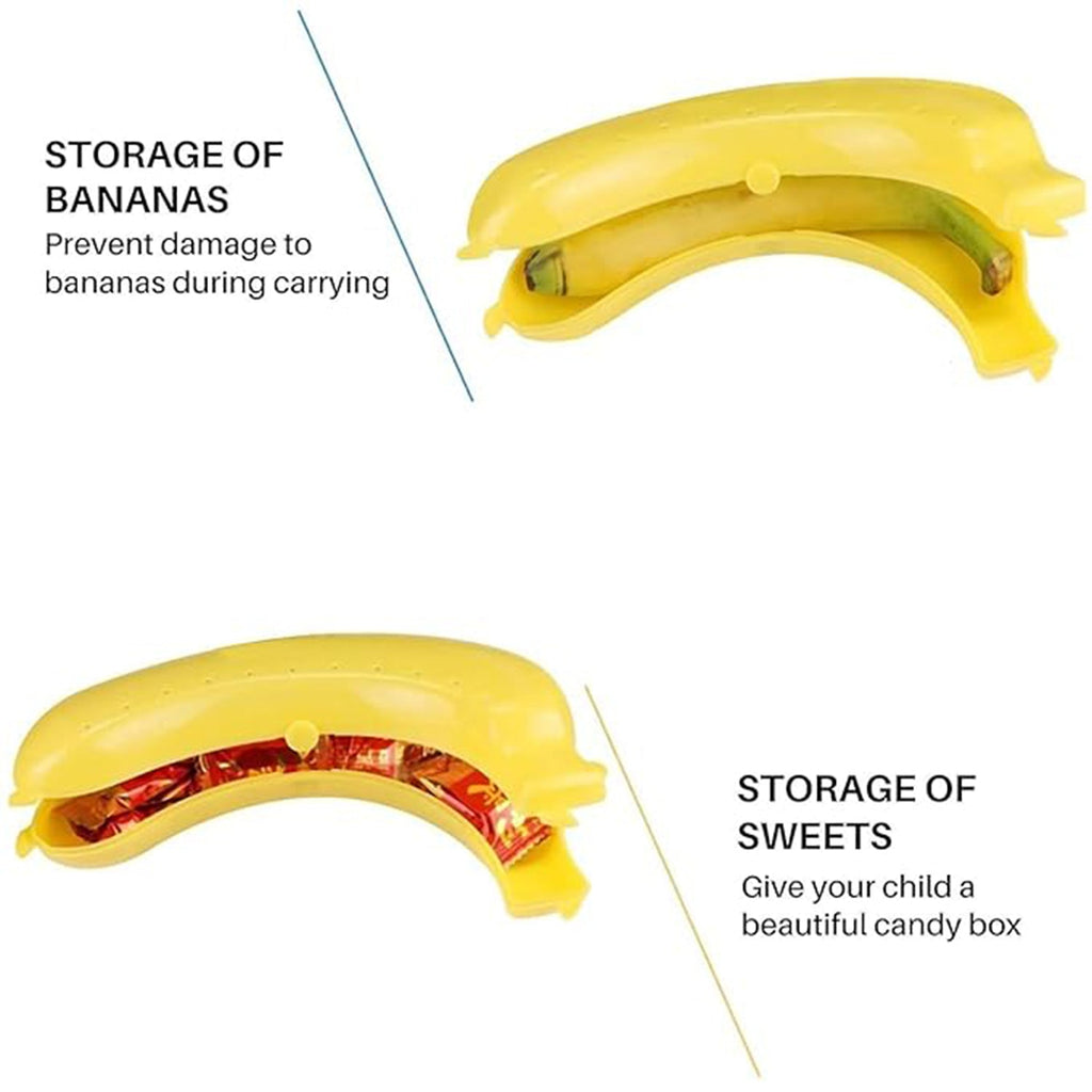 Banana Case Lunch Box Yellow