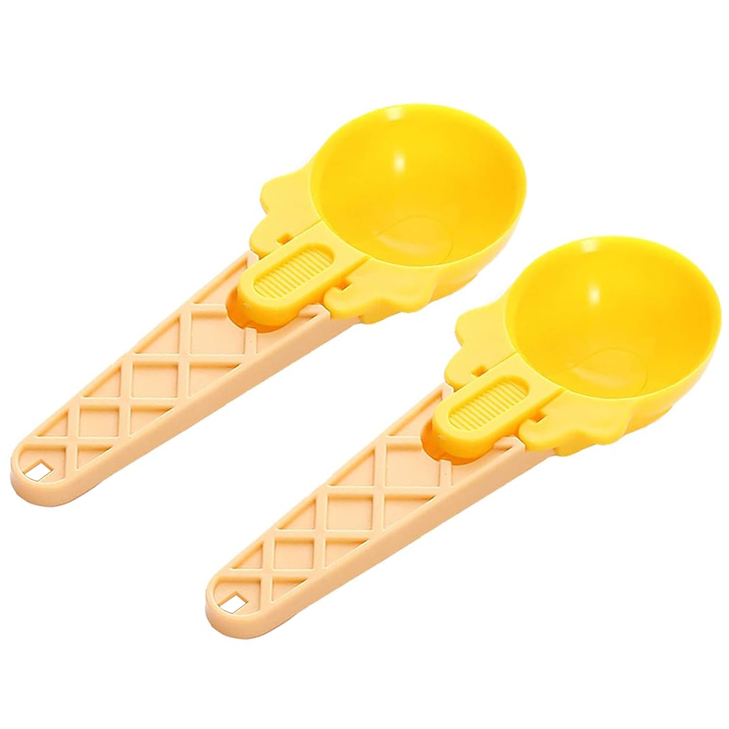 2-Piece Plastic Ice Cream & Watermelon Scooper with Trigger Dipper