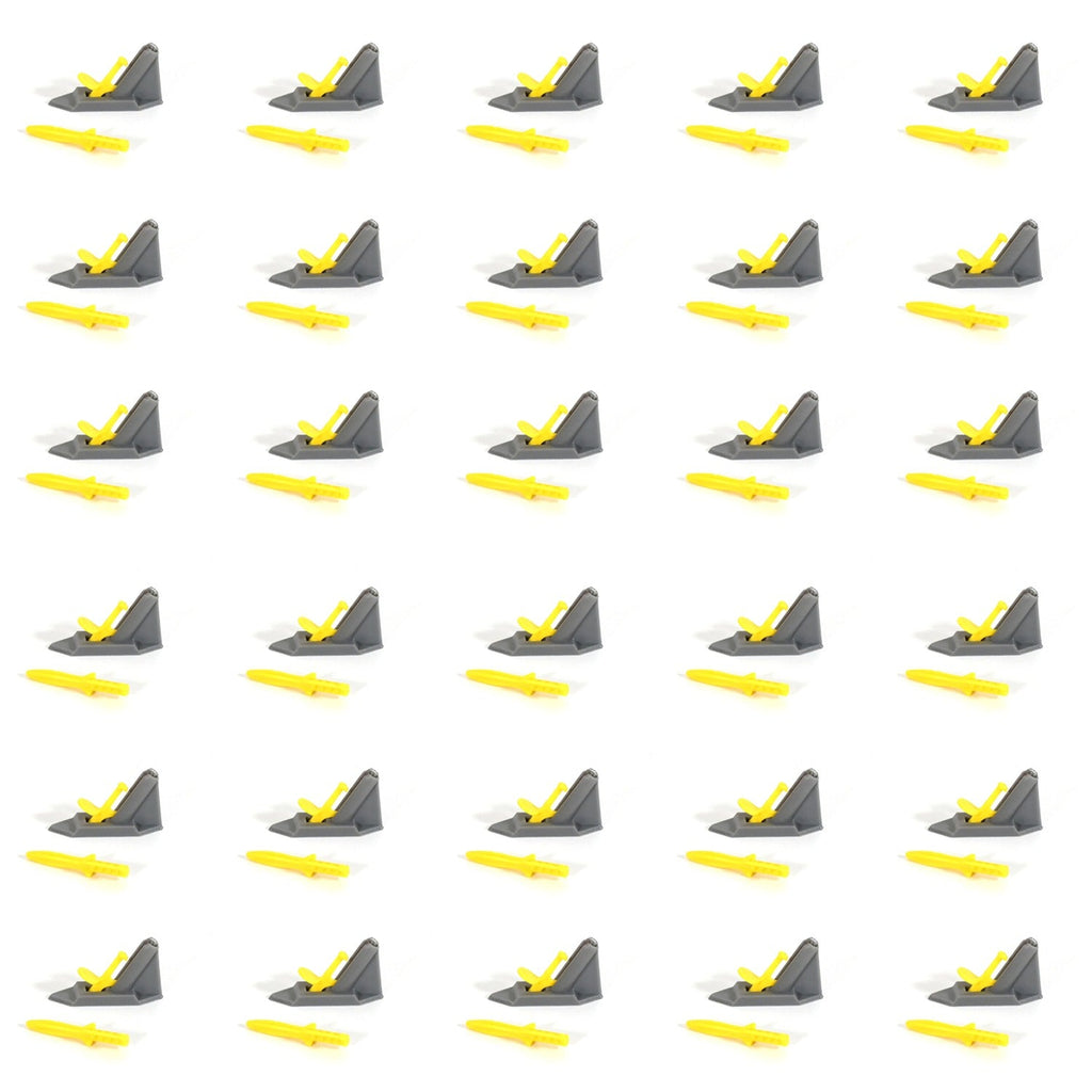 Junior Rocket Launcher Military Theme | Plastic Bullet Toy for Outdoor / Indoor Play (30 Pcs Set)