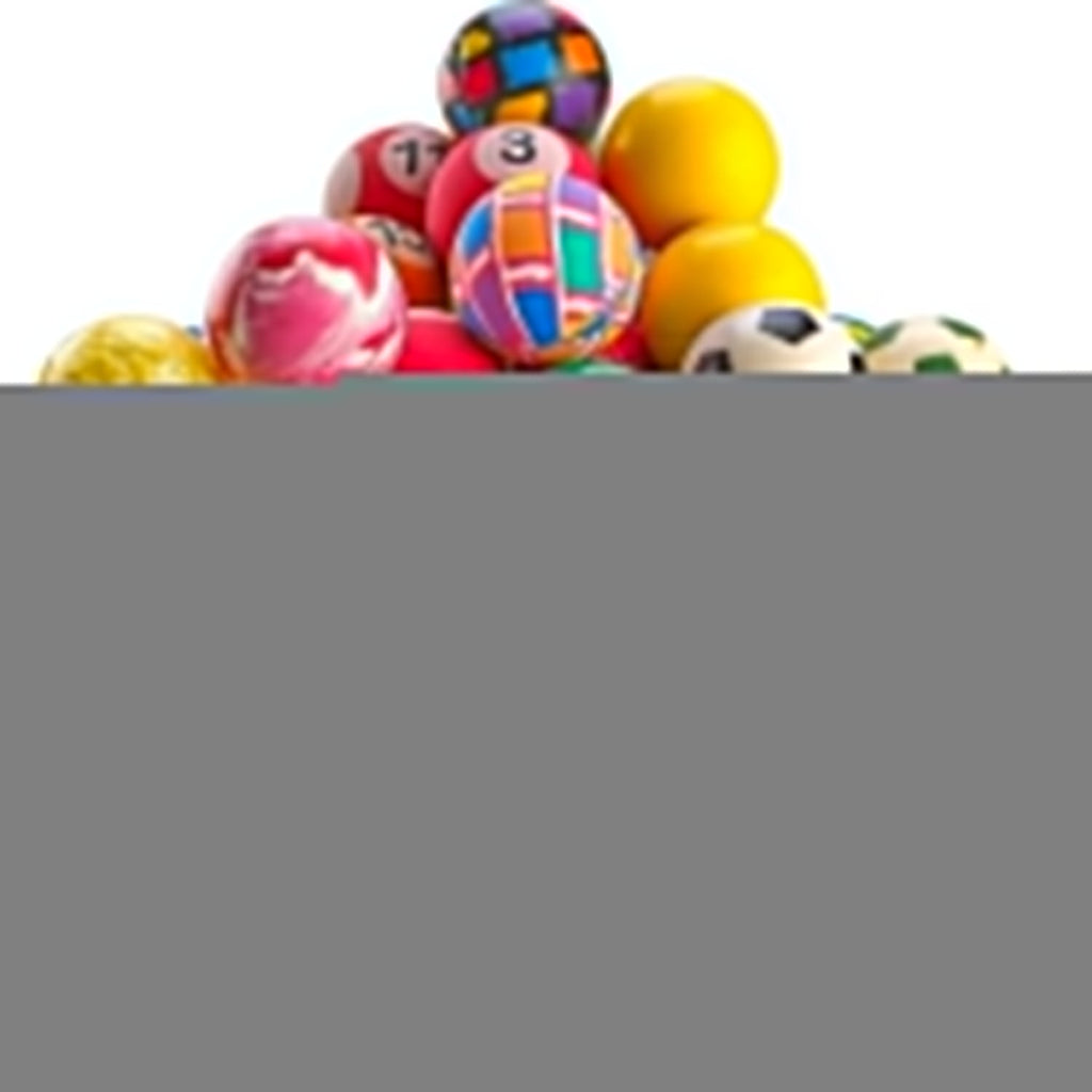 Different designs and colors of bouncy balls in a set of 14 pieces.