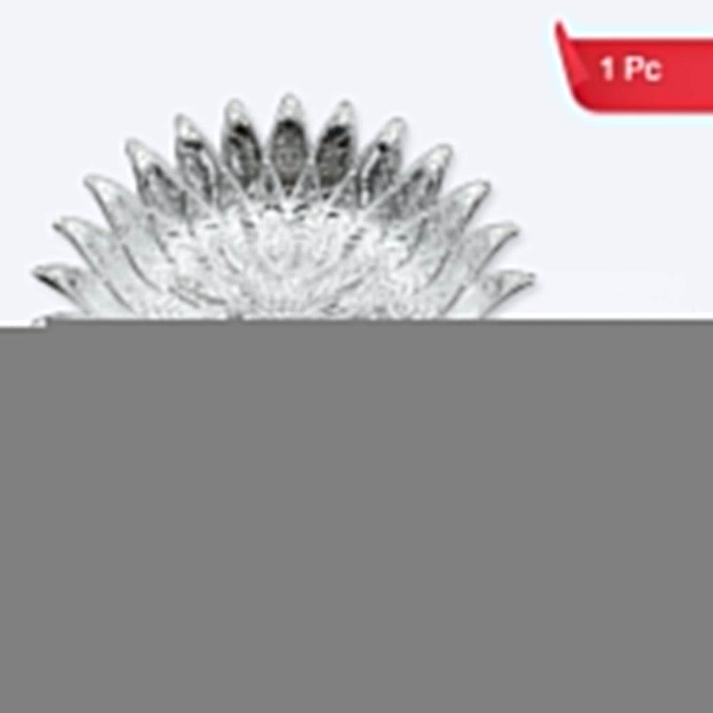 Traditional serving tray with plastic silver finish