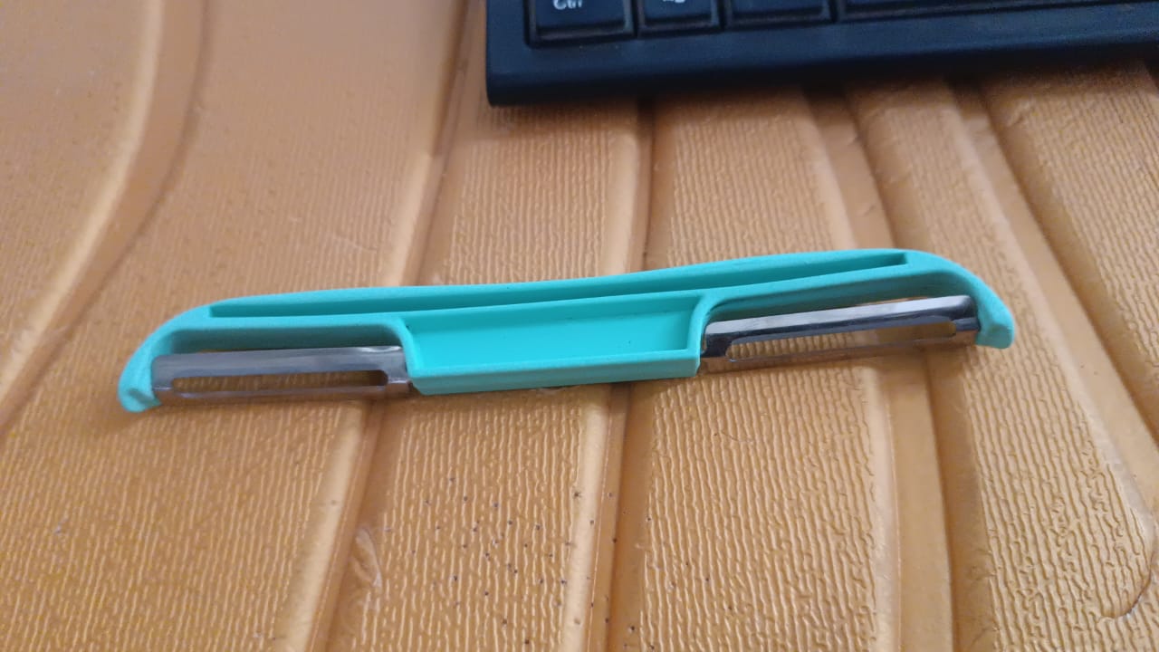 Double Side Potato Peeler Stainless Steel Peeler Cutter (1 Pc)