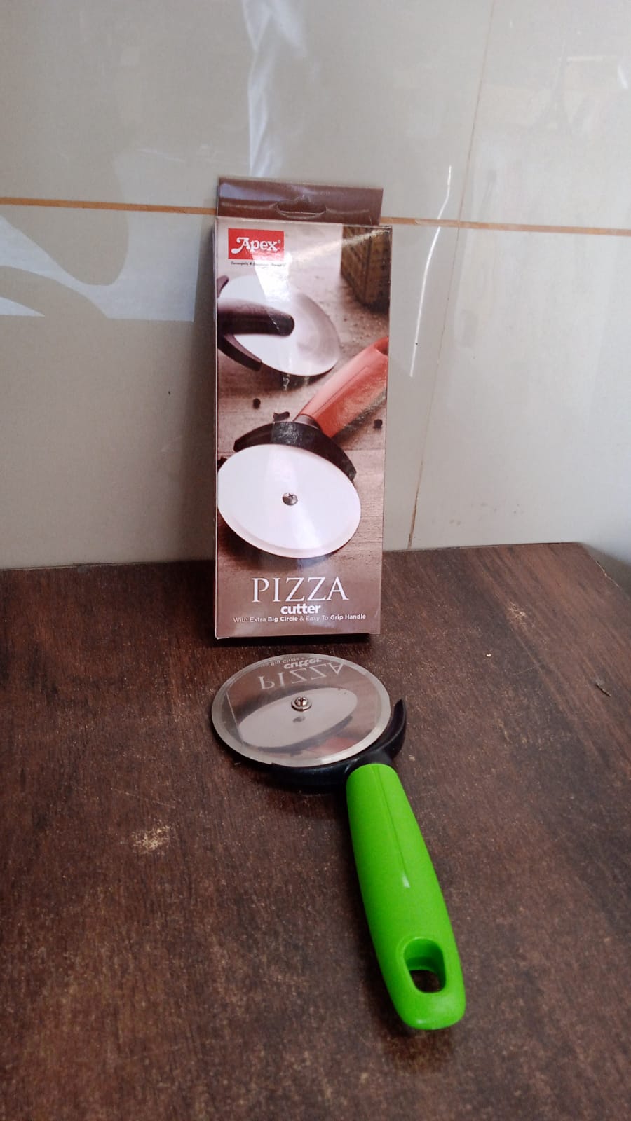 Apex Premium Stainless Steel Pizza Cutter (1 Pc / Mix Color)