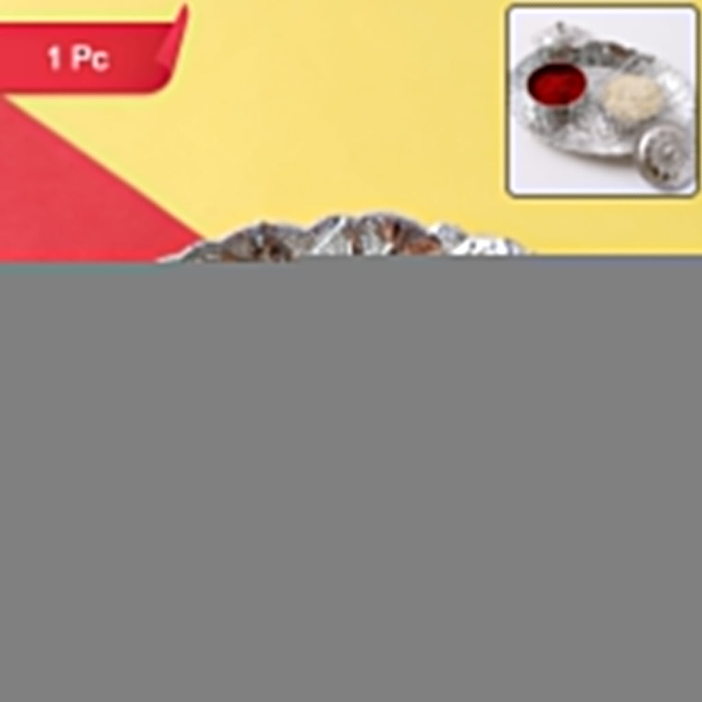 Leaf Shape Special Puja Thali (1 Pc / Mix Design)