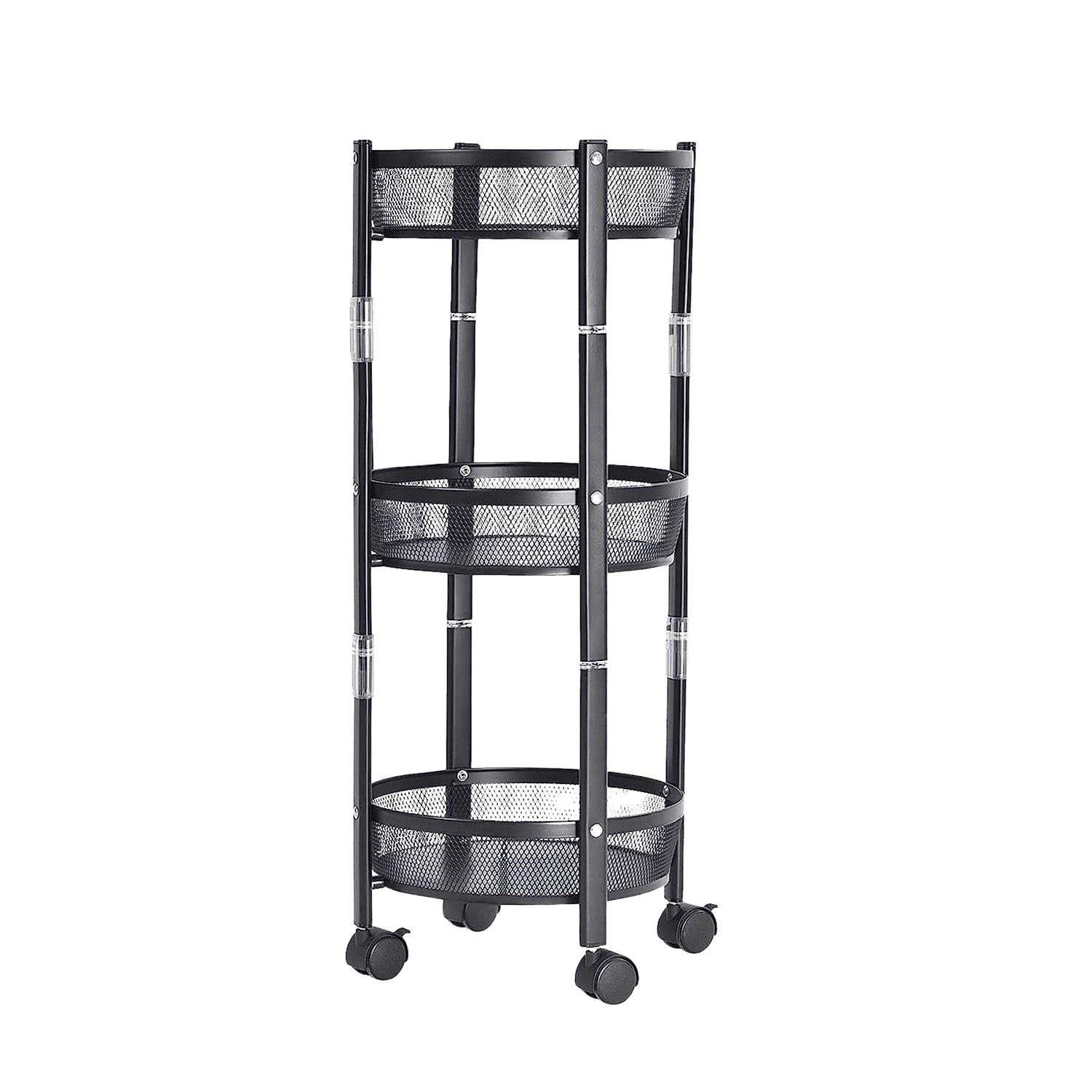 Stylish Metal Storage Trolley